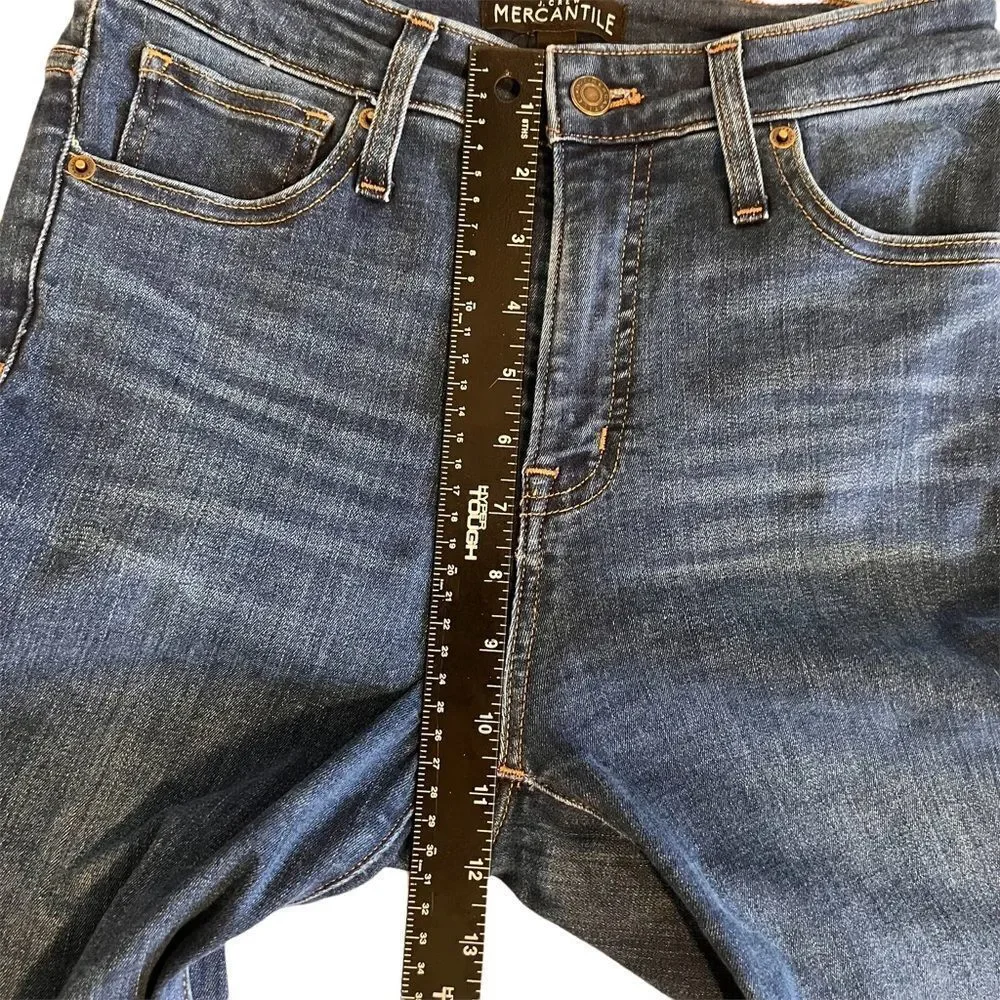 J Crew Mercantile Skinny Jeans Medium Wash Size 27 - Picture 7 of 10